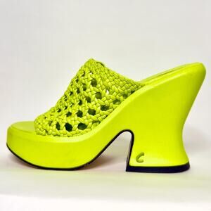Circus by Sam Edelman Lime Green Block Heels